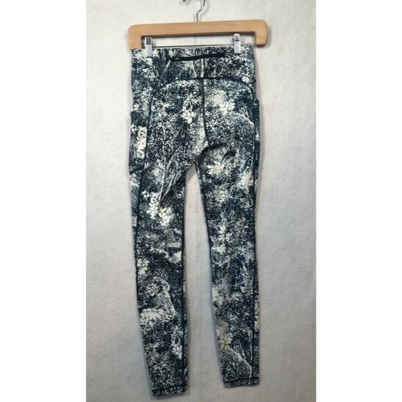 Lululemon Speed Up Tight 28" Luxtreme Wildwood Multi Print Leggings Women's 4 - Picture 4 of 8
